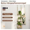 Bamworld Holz Hängepflanzenregal Fenster Boho Deko Innen Produktbild-Vorschau 6