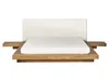 BELIANI Bett Naturfarbene Esche Bouclé u. MDF-Platte mit Produktbild-Vorschau 5