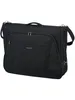 A black garment bag lying flat, viewed from a slightly elevated front-angle. Anteprima dell’immagine prodotto
