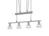 LED-Pendelleuchte - Nickel matt - Weiß - Glas - Metall - Produktbild-Vorschau 5