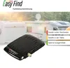 A satellite receiver in front of RVs with feature descriptions on the side. Produktbild-Vorschau