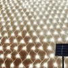 Solar Lichterkette 192 LED, 3 m x 2 m, Weiß, Für Garten Und Produktbild-Vorschau 1