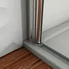 Duschtür 90x197cm Duschdrehtür 6mm Nano-Glas Schwingtür Produktbild-Vorschau 5