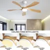 AIORBER 52 Zoll Deckenventilator weiß mit dimmbarem Produktbild-Vorschau 4