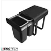 Ekotech Abfallsammler A16S88S Aladin schwarz 2x 8 Liter Produktbild-Vorschau 5