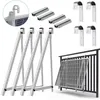 Balkonkraftwerk Halterung 118cm für 2 Solarmodule, Balkon Produktbild-Vorschau 1