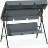 JOIEYOU Hollywoodschaukel 3 Sitzer Gartenschaukel mit Produktbild-Vorschau 1