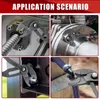 CCLIFE Wasserpumpenzange 250 mm Rohrzange aus Cr-V Stahl Produktbild-Vorschau 3