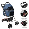 Hundewagen Hundebuggy klappbar für Hunde & Katzen bis 20 kg Produktbild-Vorschau 9