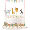Kuchen-Deko Safari Party Wilde Tiere mit Spießen Tisch-Deko Produktbild-Vorschau 2