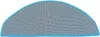 A semi-circular gray microfiber pad with a blue border, likely a replacement part for a robot vacuum cleaner. Náhľad obrázku produktu