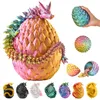 3D Drache im Ei – Drachenei mit Drache 30 cm Figur | 10 cm Produktbild-Vorschau 1