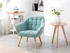 Sofa 2-Sitzer + Sessel - Stoff - Hellgrün - CASERTA Produktbild-Vorschau 3