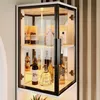 Vetrina Merax con luci LED, illuminazione multicolore, Anteprima dell’immagine prodotto 3