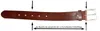 Ledergürtel 3 cm breit schwarz! Überlänge bis 180 cm Produktbild-Vorschau 3