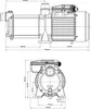 XPOtool Mehrstufige Kreiselpumpe 8700l/h 1100W Förderhöhe Produktbild-Vorschau 5