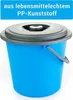 3er Set  10L Eimer mit Deckel Plastik Kunststoff Futter Produktbild-Vorschau 5