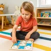 Gra planszowa kółko i krzyżyk drewniana edukacyjna logiczna Podgląd zdjęcia produktu 4