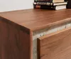 DELIFE Lowboard Stonegrace 240 cm Akazie Braun 2 Türen 2 Produktbild-Vorschau 4