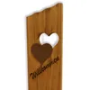Dekosäule Willkommen Holz 80cm 2 Metall-Herzen Produktbild-Vorschau 8