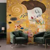Vlies fototapete Frauenbildnis Abstraktion - G. Klimt Produktbild-Vorschau 2