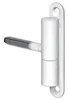 Paumelle fiche diamètre 13mm hauteur 68mm époxy blanc - Voir les images du produit 1