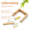ECENCE Toilettenpapierhalter Holz Bambus Wandmontage ohne Produktbild-Vorschau 4