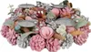 Ghirlanda MagicHome Natale, dell'Avvento, rosa, 30 cm Anteprima dell’immagine prodotto 1