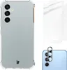 Hülle + 2x Glas + Linse Bizon Case Clear Pack für Galaxy Produktbild-Vorschau 1