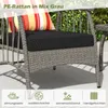 COSTWAY Gartenmöbel Set Polyrattan, Balkonmöbel mit Produktbild-Vorschau 6