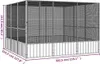 vidaXL Gabbia per uccelli antracite 302,5x324,5x211,5 cm Anteprima dell’immagine prodotto 7