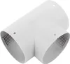 5 Meter Warmlufterteilerrohr 65mm + 2 x T Stück Grau TS-T Produktbild-Vorschau 4