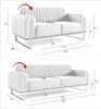 Sofaset Designersofas VALERIE 3-2 in Stoff Stoff Elisa Produktbild-Vorschau 5