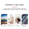Collage of four scenes illustrating different uses for a product, including a car on a road, a baby drinking from a bottle, tea cups and a teapot, and a traffic jam. Podgląd zdjęcia produktu