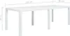 vidaXL Záhradný stôl biely 220x90x72 cm plastový ratanový Náhľad obrázku produktu 4