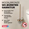 tesa MOON WC-Garnitur Set mit Bürste - selbstklebend, 379 x Produktbild-Vorschau 2