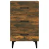 vidaXL Noční stolek Smoked Oak 40x40x66 cm výrobek ze dřeva Náhled obrázku produktu 3