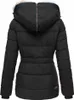 Marikoo Damen Winterjacke Steppjacke Kurz Parka Jacke Produktbild-Vorschau 4