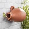 Vogelfutterhaus Steingut frostsichere Vogelhaus 24x13x17 Produktbild-Vorschau 2