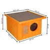 Springos® Katzenhaus aus Holz Outdoor Katzenhütte 49,5 x 58 Produktbild-Vorschau 10