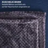 Plyšová deka Flanelová deka 150x200cm ( antracit ) Náhľad obrázku produktu 6