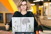 MuchoWow® Laptop Aufkleber Sticker Cover Blumen - Produktbild-Vorschau 5