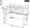 Flieks Etagenbett Metallbett 90x200cm mit LED und Produktbild-Vorschau 7