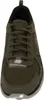 A front view of a green Skechers sneaker. Produktbild-Vorschau