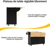 OKWISH Îlot de Cuisine - Meuble Mobile avec Rangement et Voir les images du produit 6