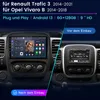 6+128G 9" Carplay Android 15 Autoradio Für Renault Trafic 3 Produktbild-Vorschau 2