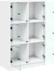 Highboard mit Türen Weiß 68x37x109 cm Holzwerkstoff Produktbild-Vorschau 6