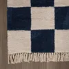 Volero - Dywan szachownica - Blox Fringe Niebieski - Podgląd zdjęcia produktu 4