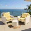 Coussins pour salon de jardin déhoussable 60x60cm - Rayure Voir les images du produit 2
