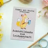 Mr. & Mrs. Panda Postkarte Auszubildende Leidenschaft - Produktbild-Vorschau 2